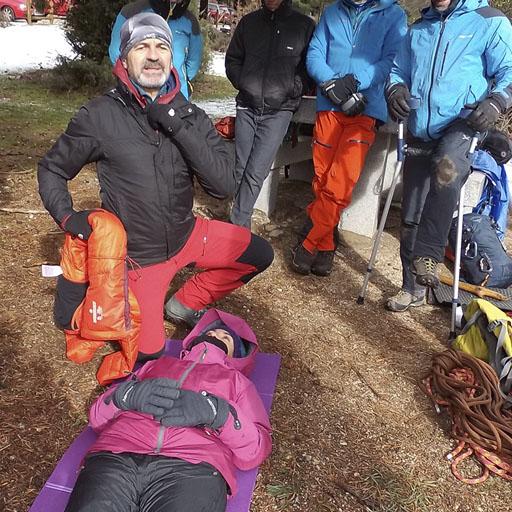 Primeros auxilios en montaña