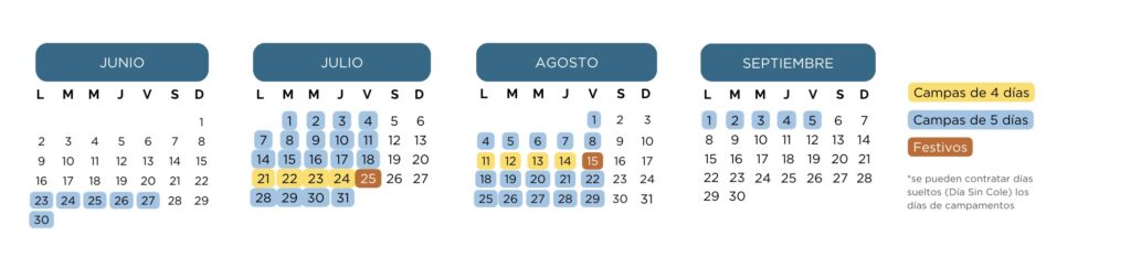 Campas verano Sputnik 2025