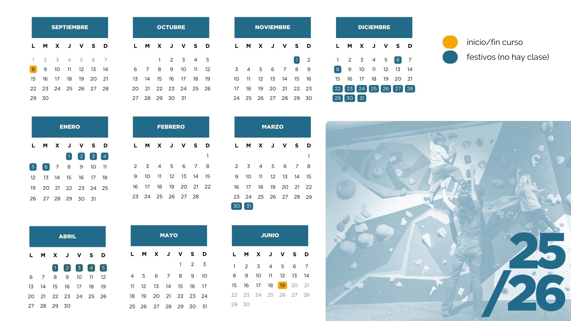 Crecer Escalando - Calendario 25_26